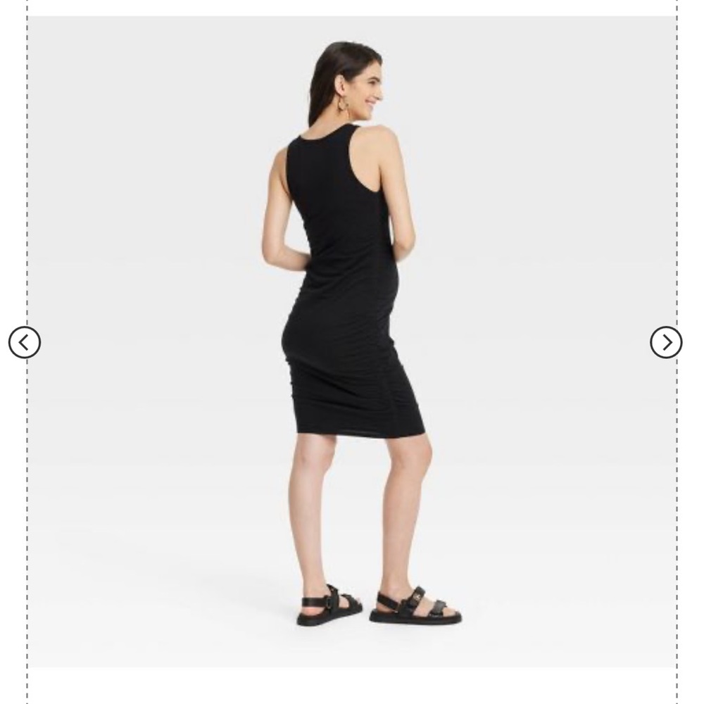 Maternity Midi stretchy Dress - Picture 7 of 7